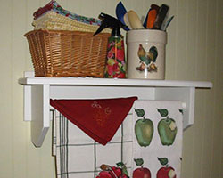 closet rod shelf for the kitchen