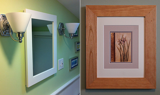 concealed medicine cabinet with mirror