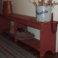 Country Boot Bench