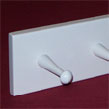 Heavy duty peg rack and peg rack