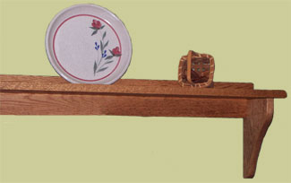 Plate Shelf in Oak