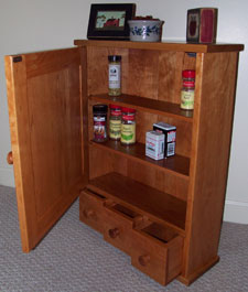 kitchen spice cabinet