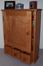 kitchen spice cabinet
